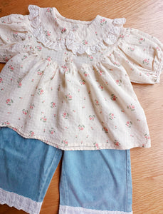 Fiona Floral Baby Doll Top